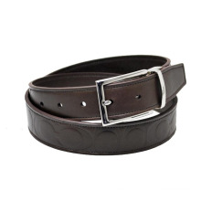 Ceinture en cuir de luxe avec ceintures de design en relief pour hommes